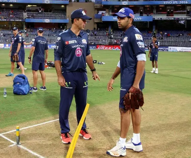 रिकी पोंटिंग के साथ रोहित शर्मा