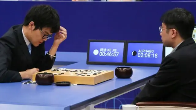 AlphaGO durante partida com humano