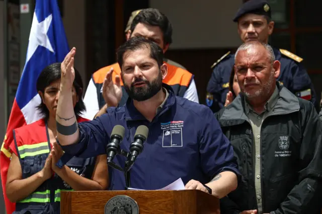 Gabiel Boric desde Quilpé