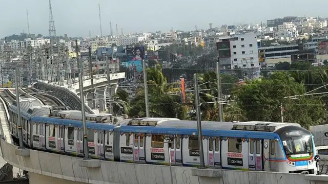 భారతదేశం, తెలంగాణ, రవాణా వ్యవస్థ, మెట్రో రైలు