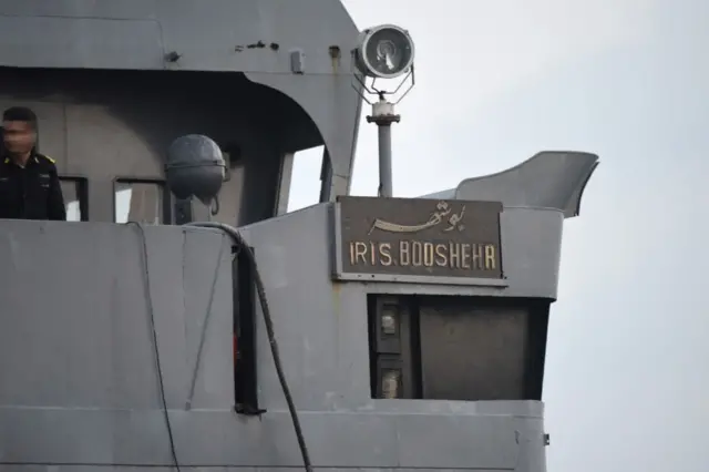 ශ්‍රී ලංකා මුහුදු කලාපයේ පැවති දෙවන ඉරාන නෞකාව: IRIS Bushehr