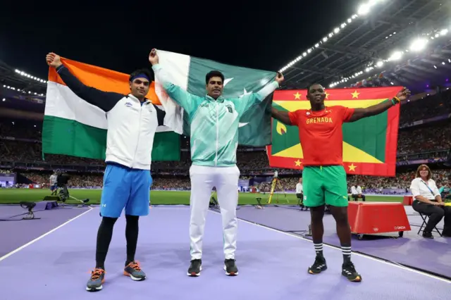 અરશદ નદીમ ગોલ્ડ મેડલ જીત્યો છે