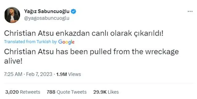 Akụkọ maka Christian Atsu