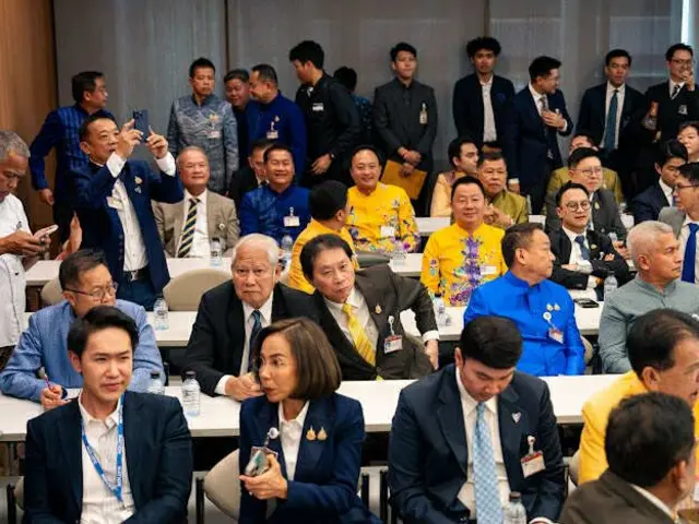 สส. 146 คนร่วมแสดงตัวในการแถลงสนับสนุนให้หัวหน้าพรรค ภท. เป็นนายกฯ