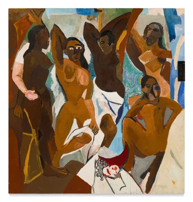 Taylor's From Congo to the Capital and Black Again (2007) is currently on display at the Musée Picasso Paris (Credit: New York/ Aurélien Mole c Henry Taylor Courtesy the artist)