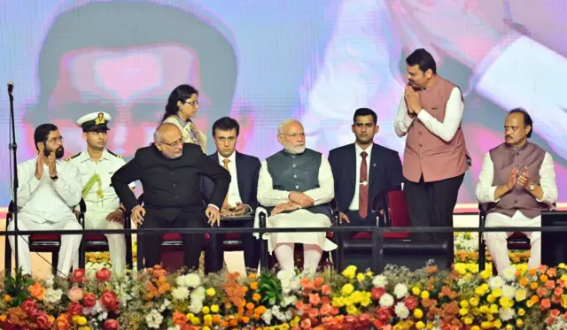 देवेंद्र फडणवीस, एकनाथ शिंदे आणि अजित पवार