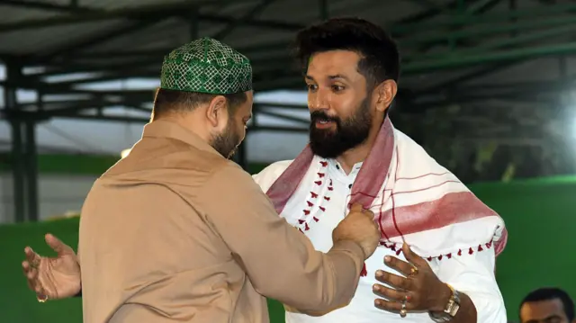 चिराग पासवान और तेजस्वी यादव