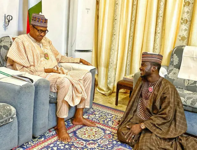 Shugaba Buhari da Sha'aban Sharada