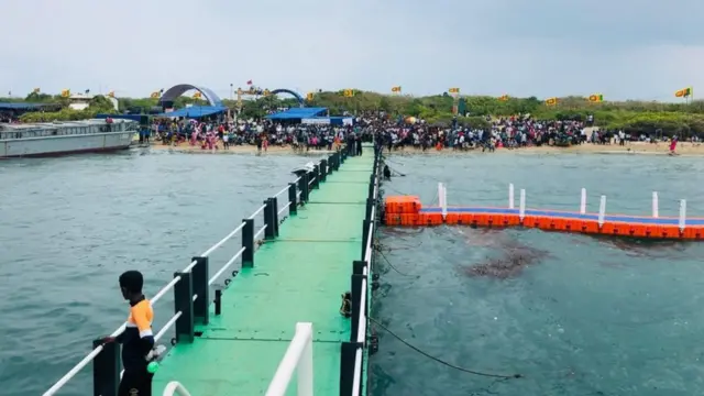 गिर्जाघरमा आयोजना हुने धार्मिक कार्यक्रममा सहभागी हुन जाने भारतीय तीर्थालुले श्रीलङ्काको भिसा लिनुपर्दैन