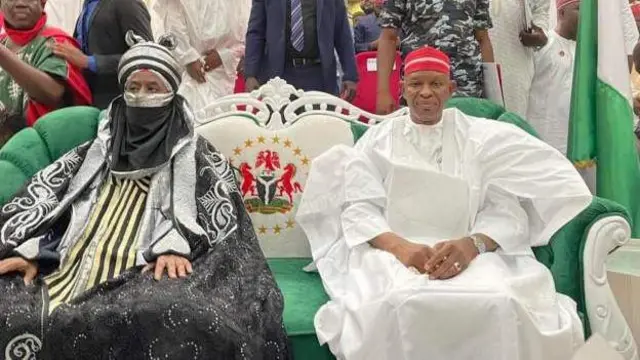 Muhammed Sanusi II na Gọvanọ Abba Yusuf