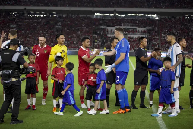 Pertandingan Indonesia Argentina