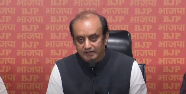 बीजेपी प्रवक्ता सुधांशु त्रिवेदी