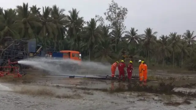 బ్లోఅవుట్ ప్రమాదంలో నియంత్రణ చర్యలు 