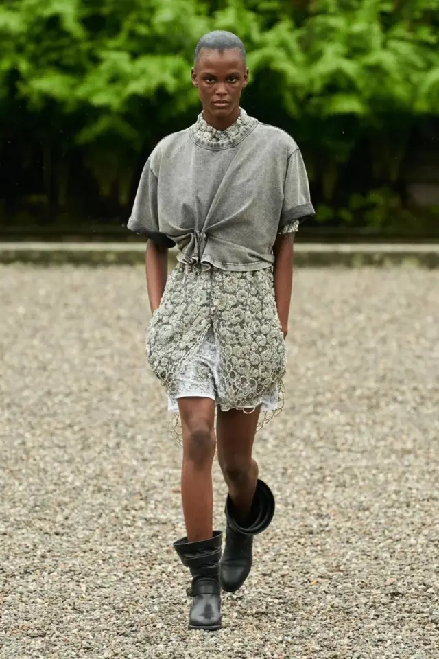 Valentina take part for Louis Vuitton Cruise 2024 fashion show for Isola Bella, Italy