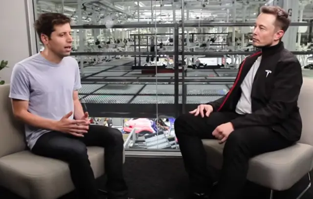Di video na manipulated part of interview wey oga Musk grant Sam Altman of Y Combinator
