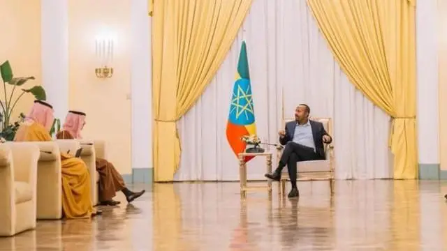 ቀዳማይ ምኒስተር ኣቢይ ኣሕመድ ምስ ምኒስተር ጉዳያት ወጻኢ ንግስነት ስዑዲ ዓረብ