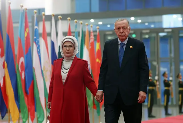 সম্মেলনে এসেছেন তুরস্কের প্রেসিডেন্ট এরদোয়ানও, সস্ত্রীক যোগ দিচ্ছেন নৈশভোজে