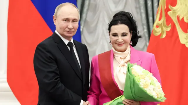 Владимир Путин и Ирина Винер