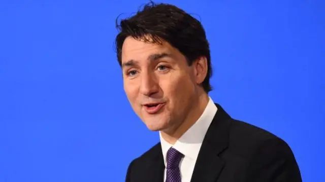 Canadian Prime Minister Justin Trudeau speaks during plenary session of the 9th Summit of the Americas in Los Angeles, California, June 10, 2022