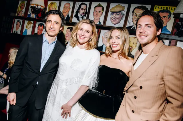 Noah Baumbach, Greta Gerwig, Margot Robbie e Tom Ackerley