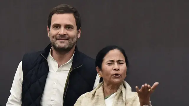 ममता बनर्जी और राहुल गांधी 