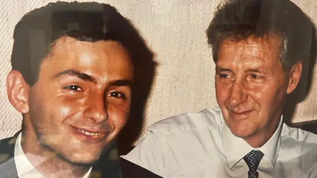 ቫሌሪዮ ፒቾኒ ከአባታቸው ጋር 