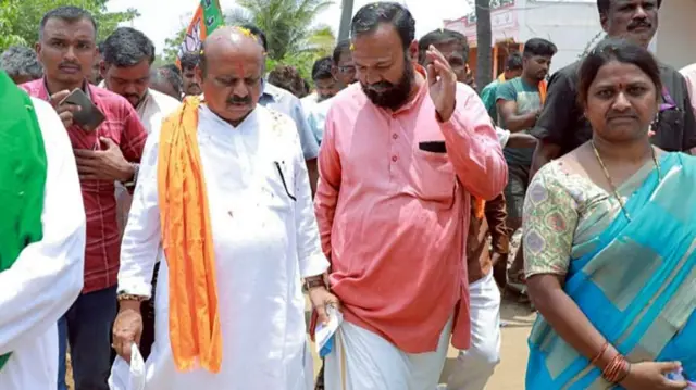 મુખ્યમંત્રી બસવરાજ બોમ્મઈએ કર્યું મતદાન