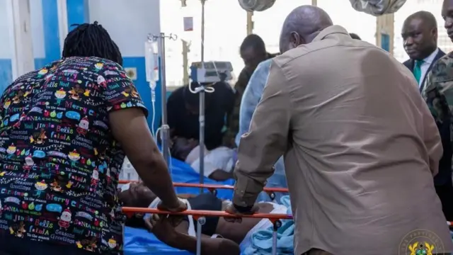 The military say they are offering the victims the best care