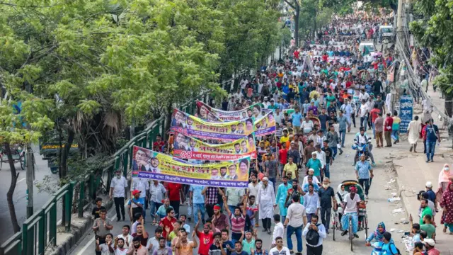 বিএনপির মিছিল