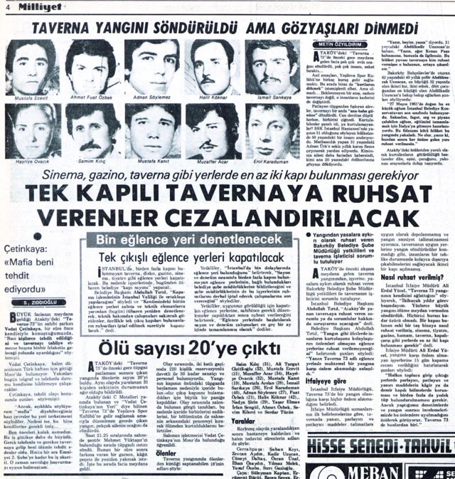 22 Kasım 1982 tarihli Milliyet gazetesi