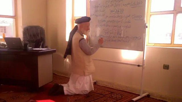 لشکر گاہ کے ایک مدرسے میں