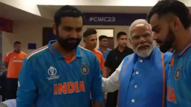 کوہلی اور روہت کے ساتھ انڈین پی ایم