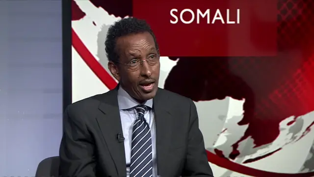 Axmed Ciise Cawad oo ka hadlayay telefishinka BBC-da