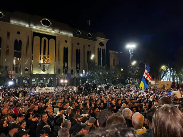 Митинг в Тбилиси