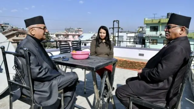 ओली र प्रचण्ड