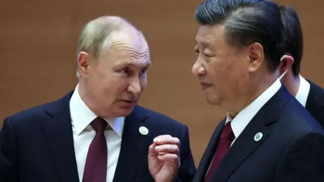 ২০২২ সালে প্রেসিডেন্ট পুতিন এবং প্রেসিডেন্ট শির মধ্যে সাক্ষাৎ