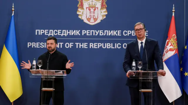 Александар Вучић и Владимир Зеленски
