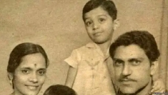 अमरीश पुरी त्यांच्या कुटुंबासह