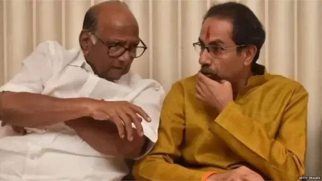 ఉద్ధవ్ ఠాక్రే, శరద్ పవార్