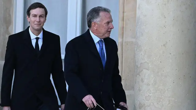 Кушнер и Уиткофф в Париже, 6 января 2026 года