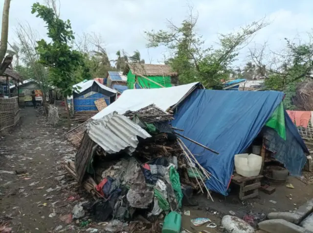 အကူအညီအချို့သာရတာကြောင့် မုန်တိုင်းမတိုင်ခင်က အခြေအနေပြန်ရဖို့ ခက်ခဲနေဆဲ