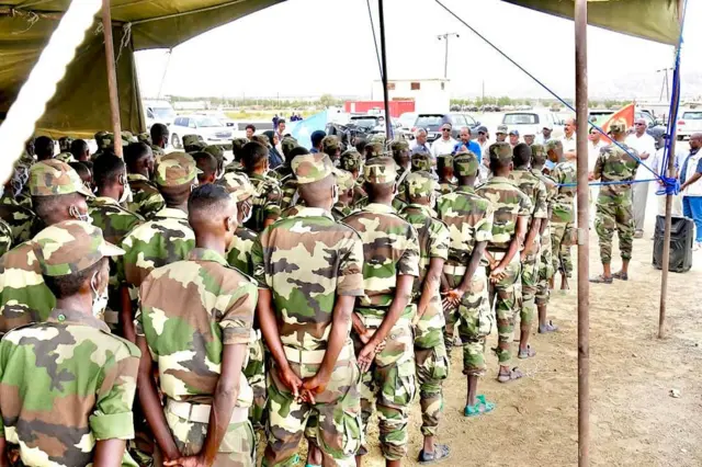 Ciidamada Soomaalida ee tababarka loogu soo xiray Eritrea