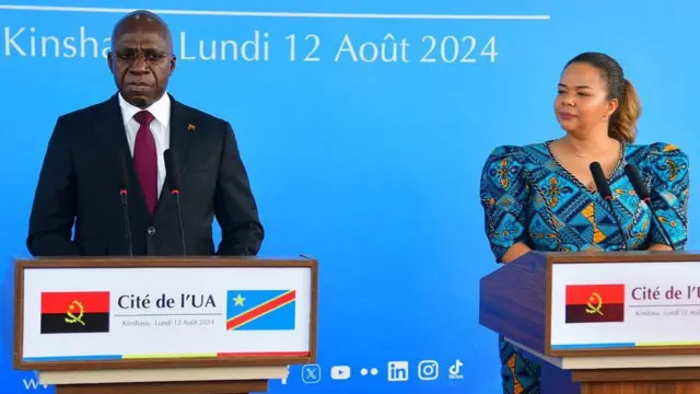 Téte António na Thérèse Kayikwamba mu kiganiro n'abanyamakuru