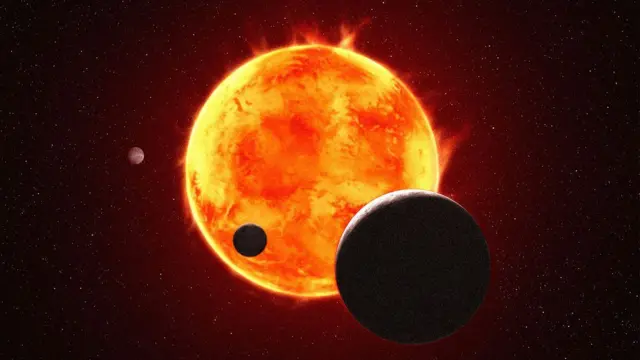 சூரியன் மற்றும் கோள்களின் புகைப்படம்