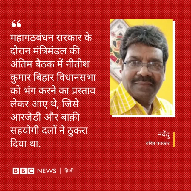 नीतीश कुमार क्या लोकसभा के साथ ही बिहार विधानसभा का चुनाव भी चाहते हैं Bbc News हिंदी 2072