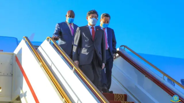 আফ্রিকা সফরের অংশ হিসেবে আদ্দিস আবাবায় পৌঁছেছেন চিন গ্যাং