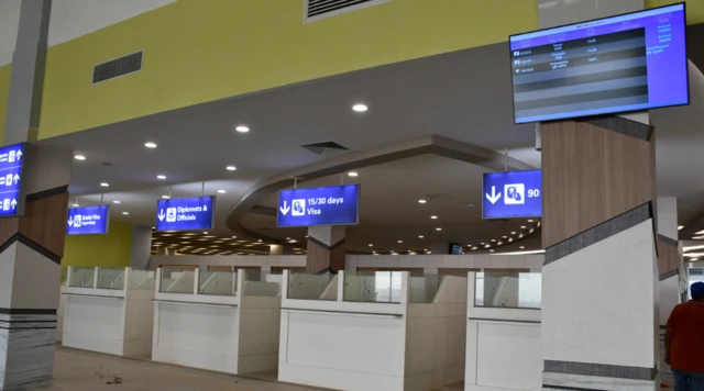 भैरहवा विमानस्थलस्थित अध्यागम डेस्क