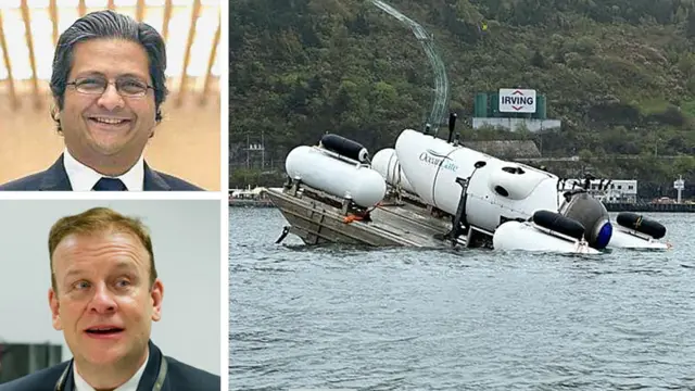 पाकिस्तानी व्यापारी शहज़ादा दाऊद और हामिश हार्डिंग (बाएं)