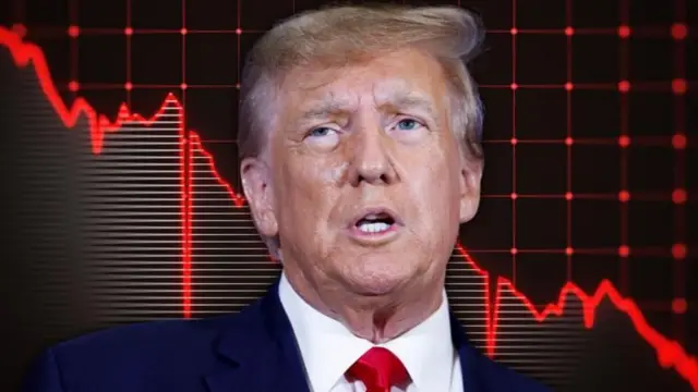 भारतीय आणि जागतिक शेअर बाजारातील घसरणीमागे अमेरिकेचे राष्ट्राध्यक्ष डोनाल्ड ट्रम्प यांची नवीन धोरणंही एक प्रमुख कारण असल्याचं मानलं जात आहे.