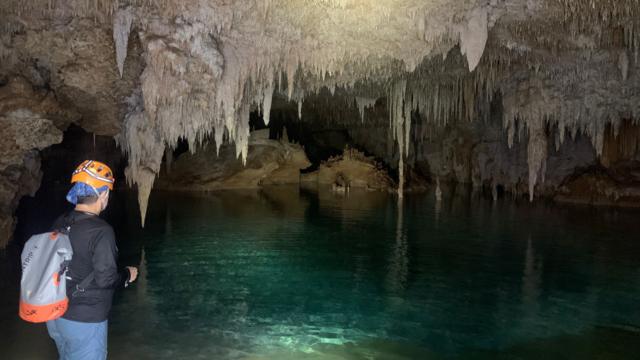 Interior da caverna Oppenheimer